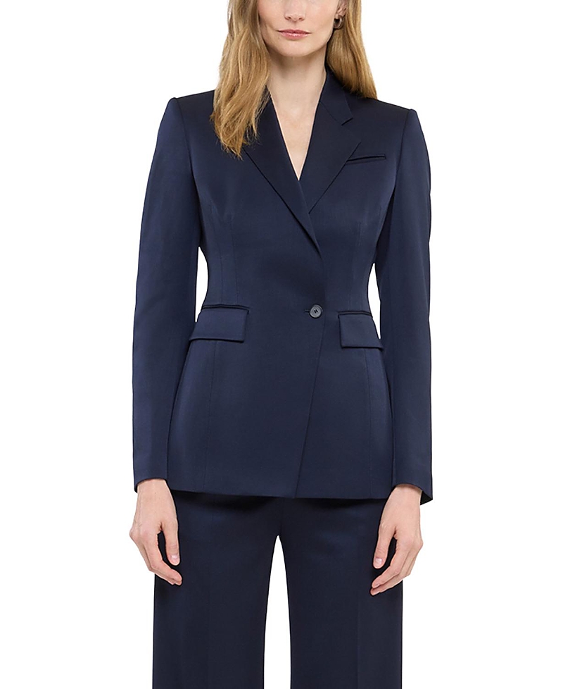 Another Tomorrow Seamed Waist Jacket