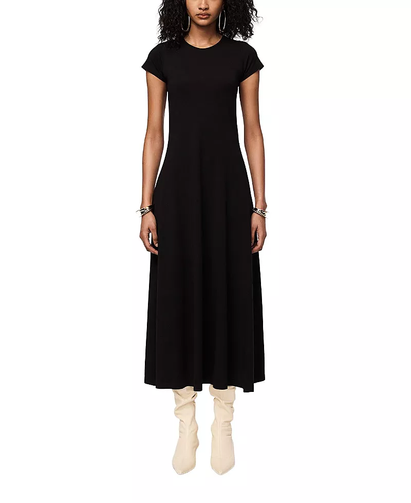 Another Tomorrow Fitted Tee Dress