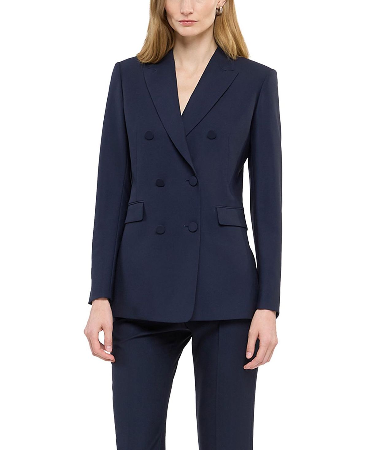 Another Tomorrow Double Breasted Jacket