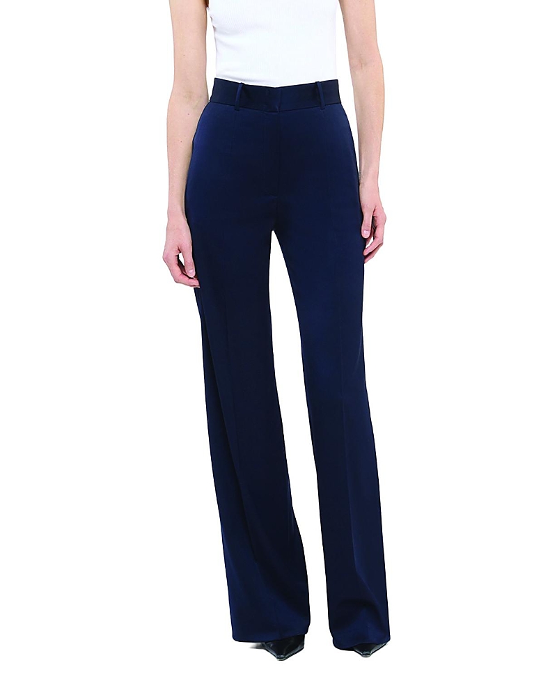 Another Tomorrow Wide Leg Suit Pant