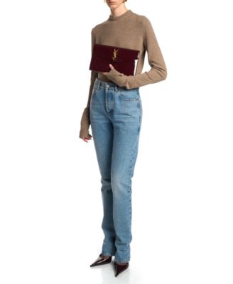 Uptown Clutch In Patent Leather