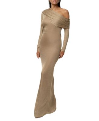  Drape and Shine Maxi Dress