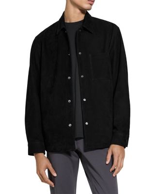 Suede Snap Overshirt