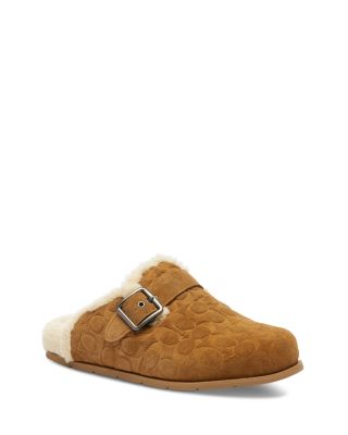 Men's Signature Suede Side Buckle Clog