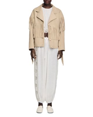 Jackie Fringe Suede Jacket 