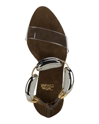 Women's Cuff Link Ankle Strap Sandals