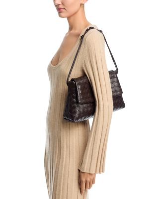 Giorno Intrecciato Leather Shoulder Bag