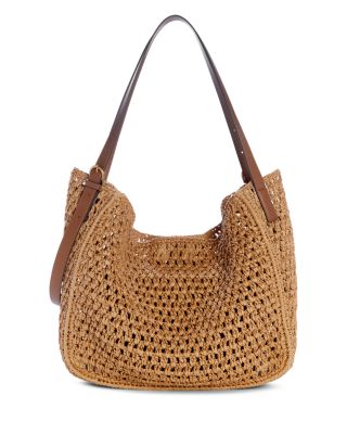 River Large Paper Straw Tote Bag