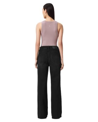 Ember High Rise Flare Jeans in Washed Black