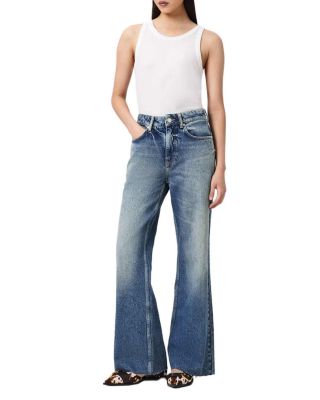 Ember High Rise Flare Leg Jeans in Vintage Indigo