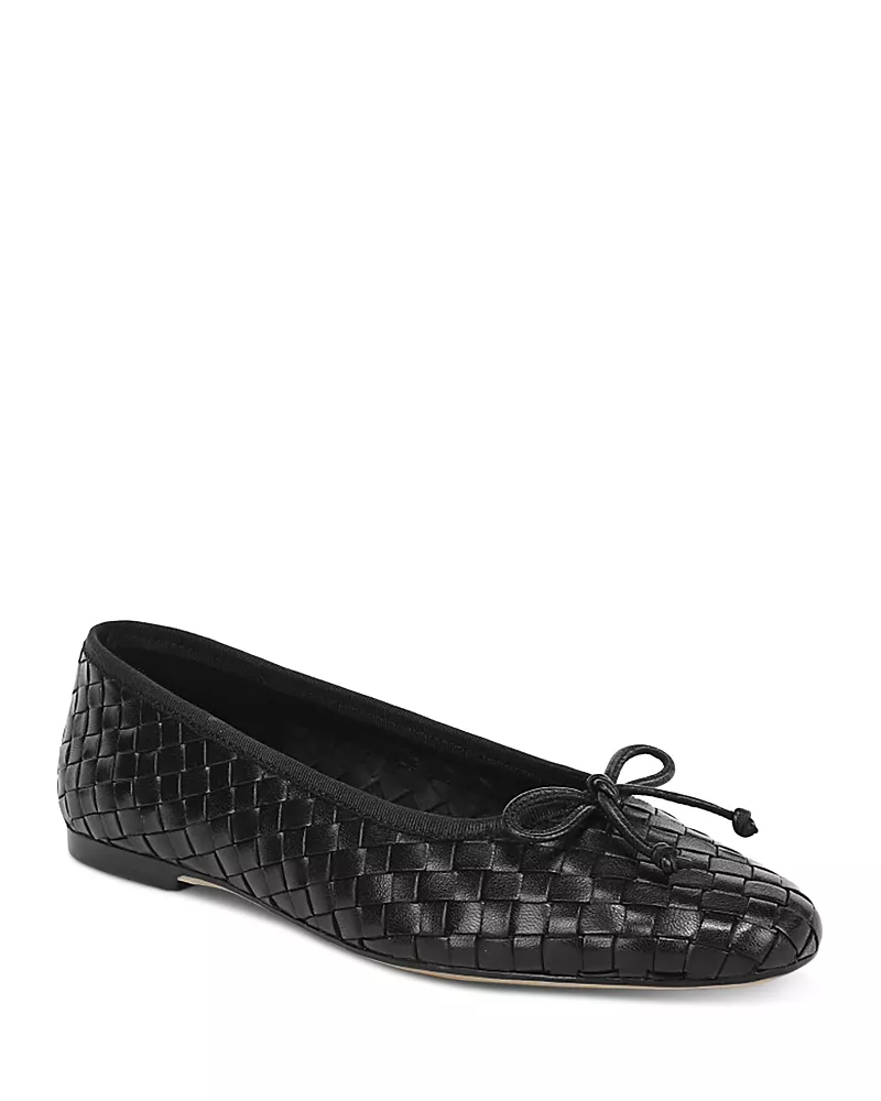 Sam Edelman Women's Ruthie Leather Ballet Flats