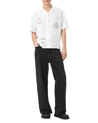 Floral Ring Short Sleeve Shirt