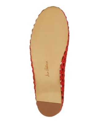 Women's Shira Woven Leather Ballet Flats