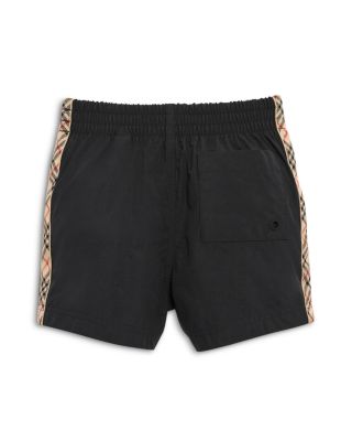 Boys' Atticus Check Trim Swim Shorts - Baby, Little Kid