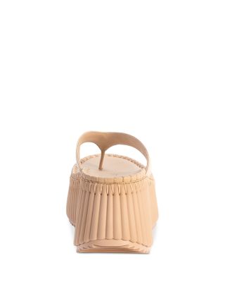 Women's Nama Leather Platform Sandals