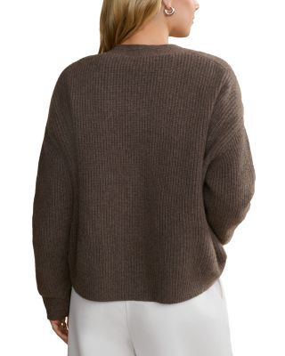 Cropped Cashmere Cocoon Cardigan
