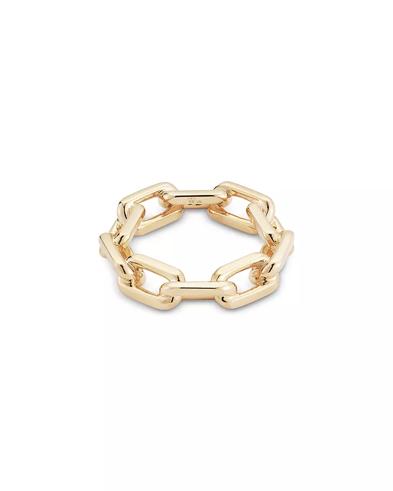 Walters Faith 18K Yellow Gold Saxon Large Chain Link Ring