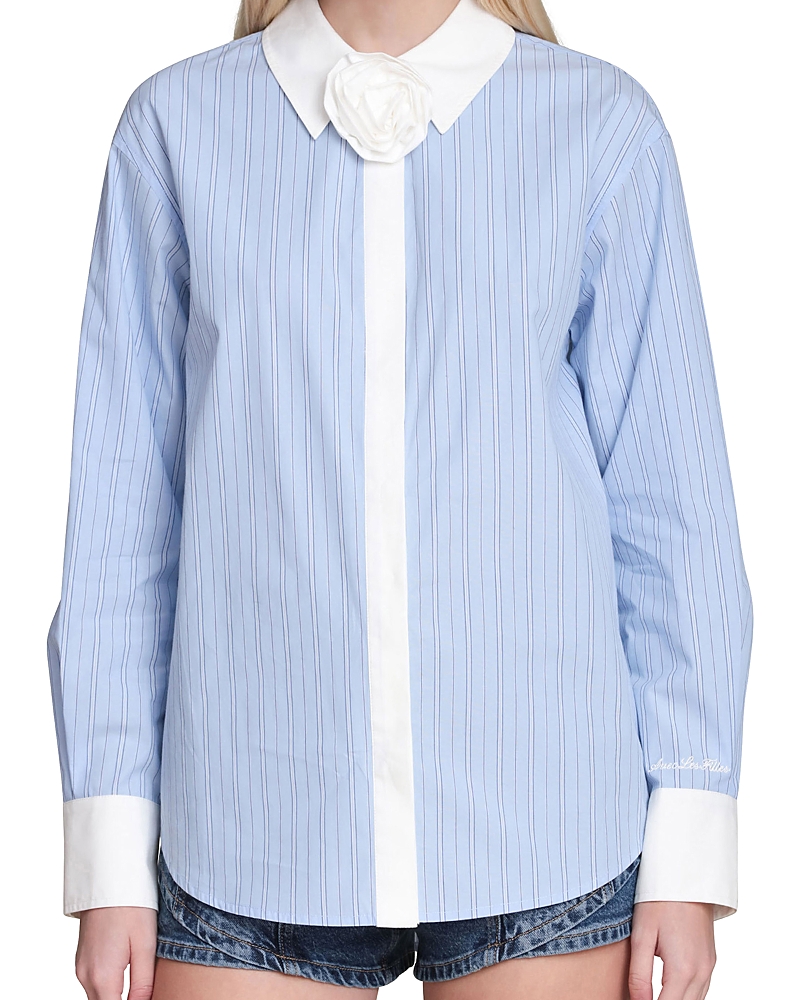 Avec Les Filles Rose French Cuff Shirt