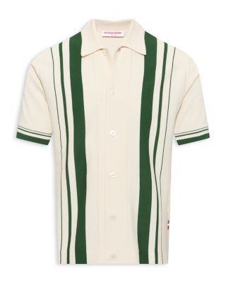 Tiernan Border Striped Cotton Shirt