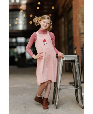 Girls' French Terry Autumn Kids Collection Turtle Neck Top - Baby, Little Kid, Big Kid