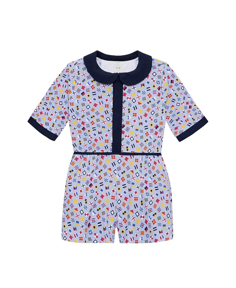 Courtside Kids Girls' Printed Romper - Little Kid, Big Kid
