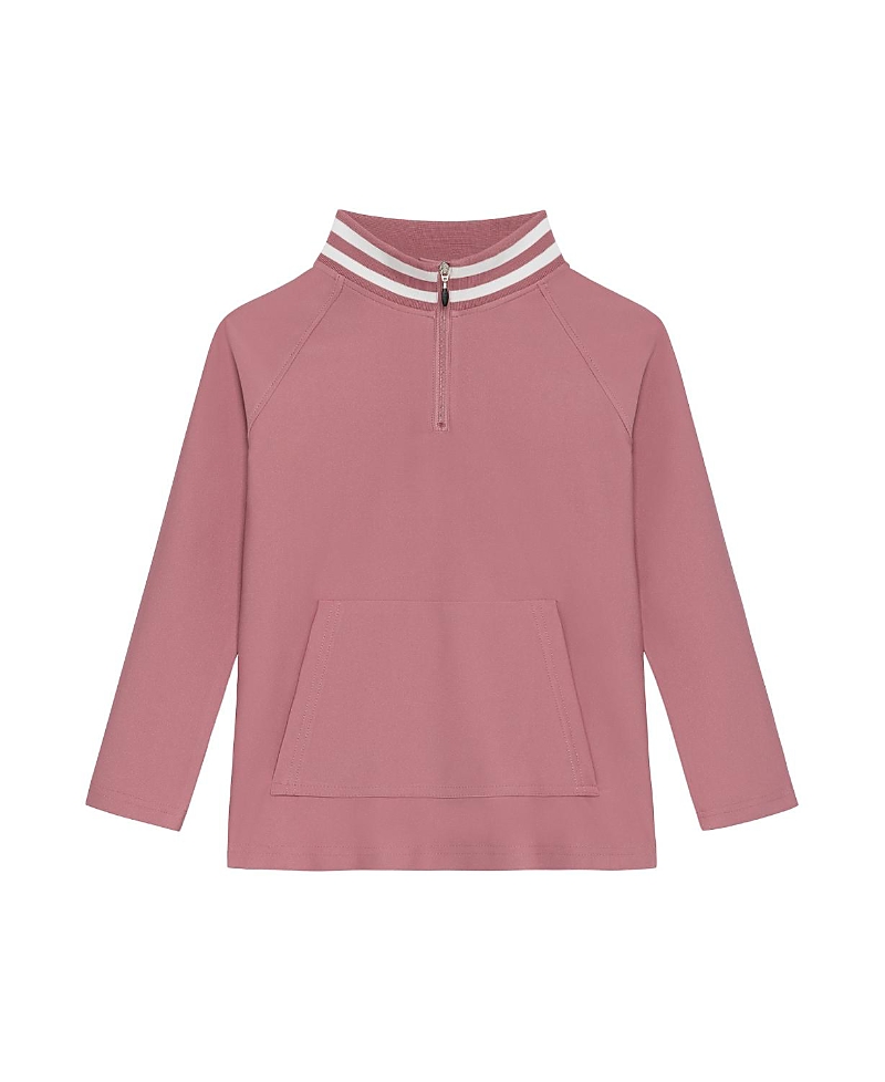 Courtside Kids Girls' Retro Half Zip Pullover Sweatshirts - Little Kid, Big Kid
