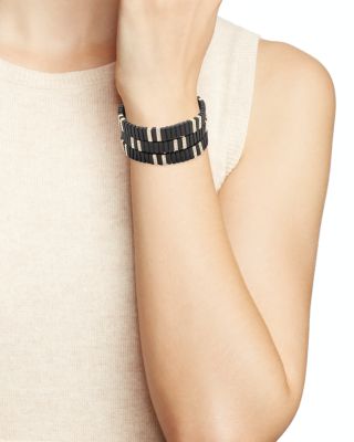 Midnight Eclipse Bracelet Stack, Set of 3