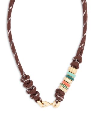 Super Size Happy Cord Necklace, 14"