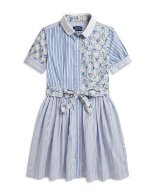 Girls' Cotton Poplin Fun Shirtdress - Little Kid, Big Kid