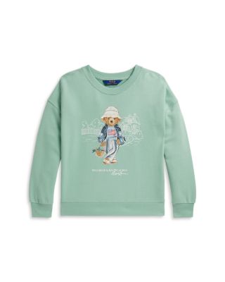 Girls' Polo Bear Terry Sweatshirt - Big Kid