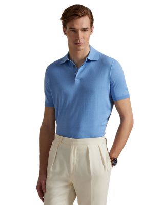 Cotton Polo Collar Sweater