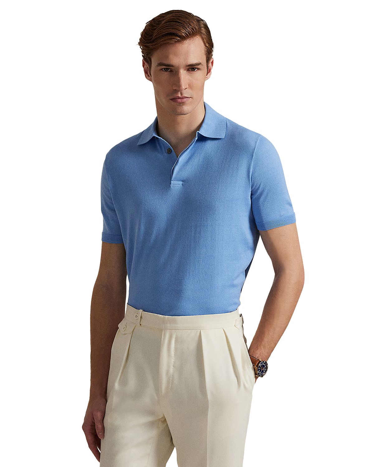 Polo Ralph Lauren Cotton Polo-Collar Sweater