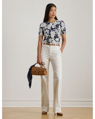 Cable Knit Short Sleeve Sweater