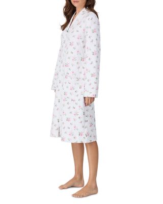 Diamond Jacquard Quilt Zip Front Robe