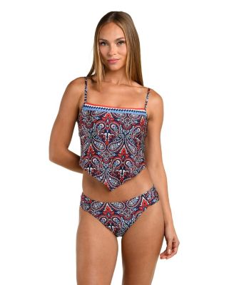 Americana Paisley Sweetheart Midkini Top