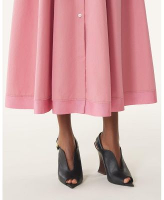  Women's 100mm Leather Sandals with Buckle