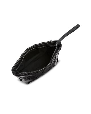 Melina Woven Leather Clutch