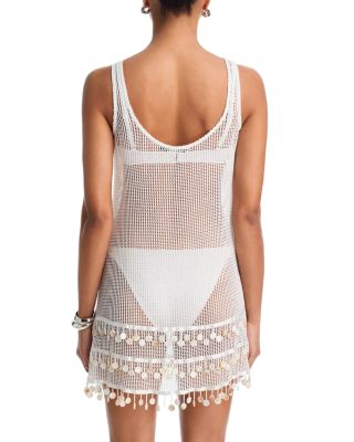 Embellished Mini Dress Swim Cover-Up - Exclusive