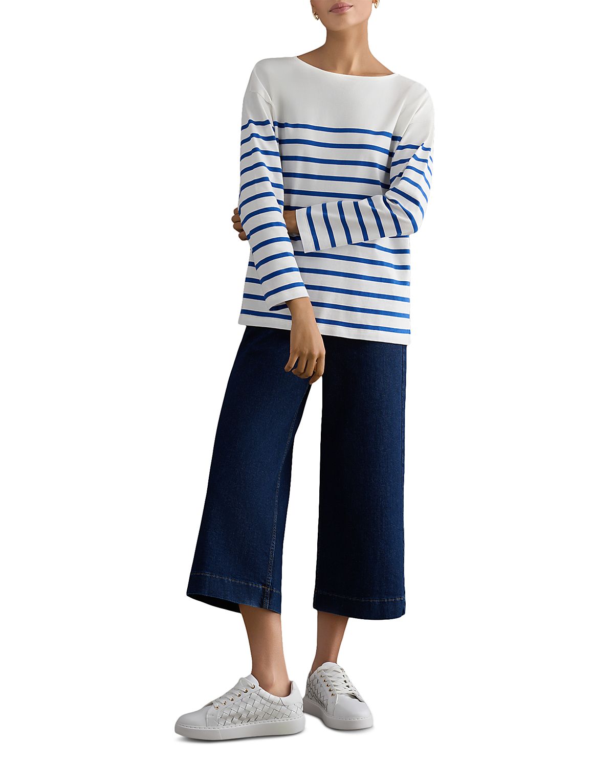 Hobbs London Sian Striped Top