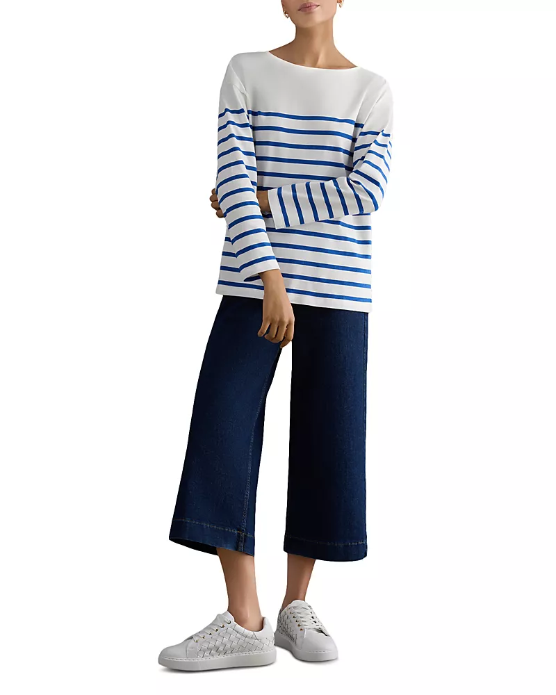Hobbs London Sian Striped Top