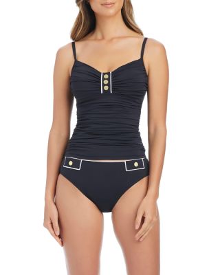 Button Trim Hipster Bottom