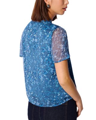 Ditsy Floral V Neck Blouse