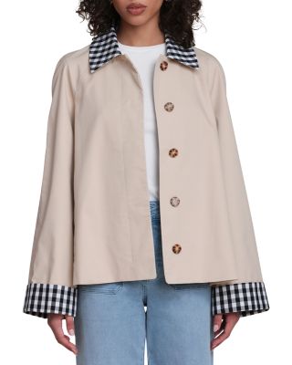 Crop Trench Coat