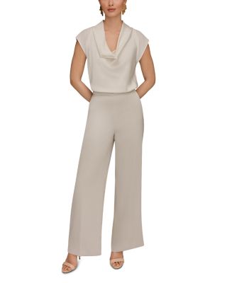 Mid Rise Wide Leg Pants