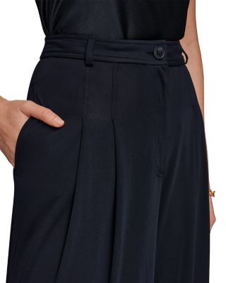 Pleated Wide Leg Pants