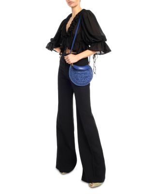 Summer Banana Mini Raffia Bag