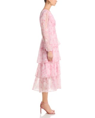 Amanda Tiered Ruffled Chiffon Dress