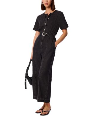 Button Down Jumpsuit