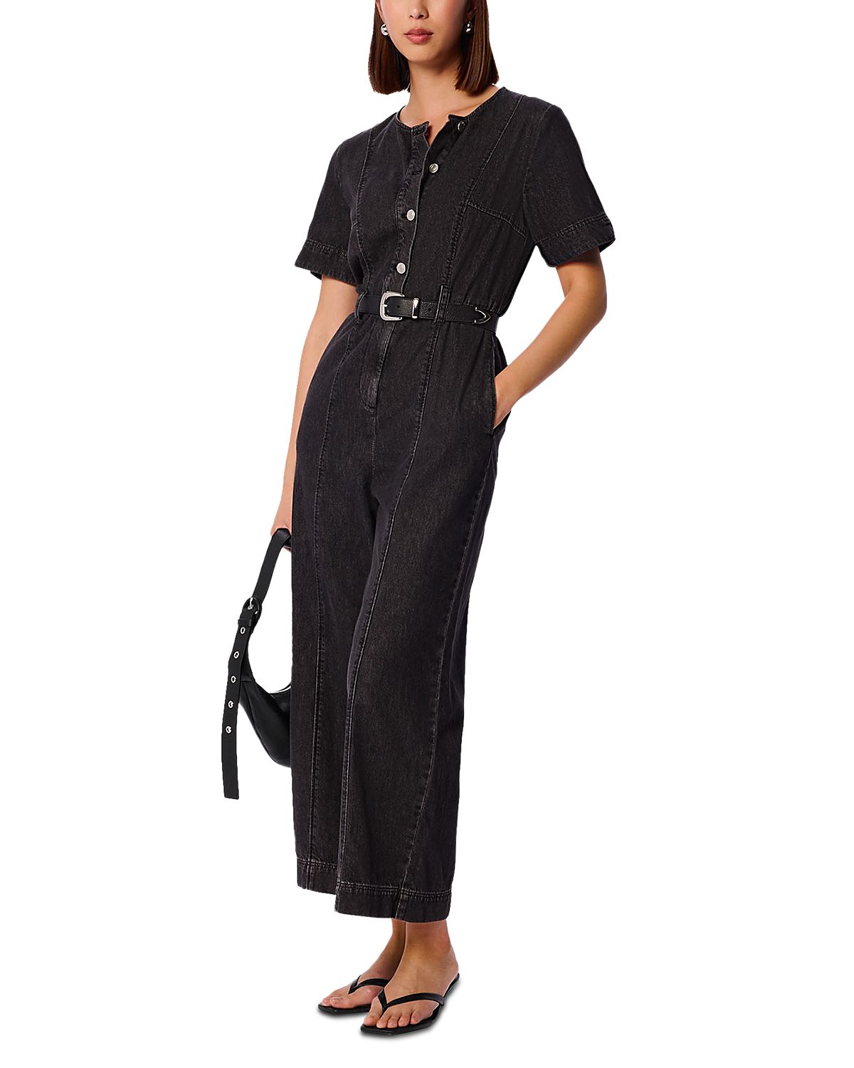 Whistles Button Down Jumpsuit