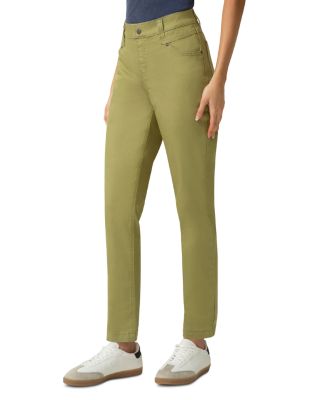 Crosshatch Mid Rise Straight Jeans in Indigo